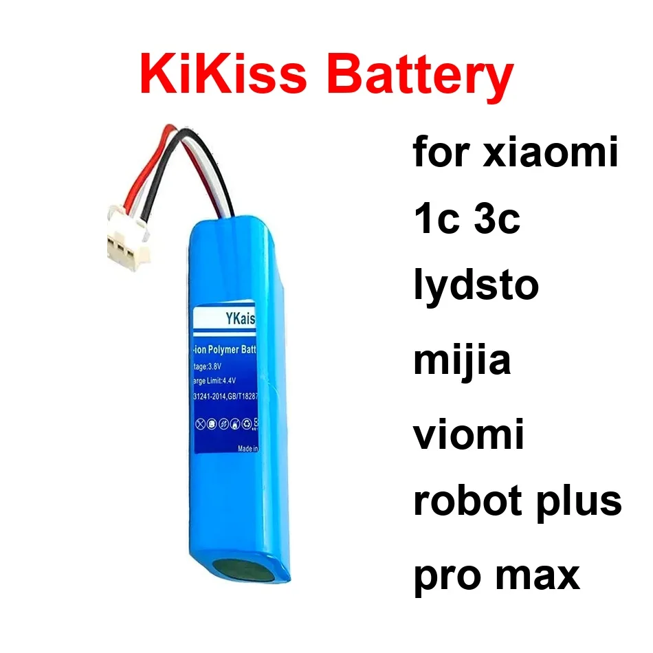 

Battery Fast Charging S9 STYTJ01ZHM STYTJO2YM 3600-8200Mah For Xiaomi 1C 3C For Lydsto For Mijia For Viomi Robot Plus Pro Max