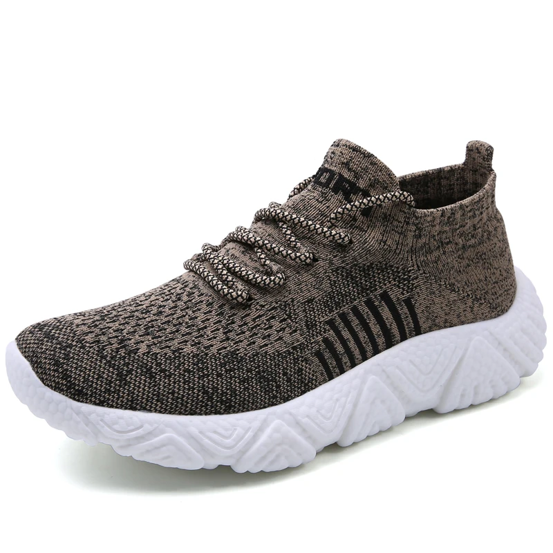 New men's large size breathable mesh surface casual shoes soft sole comfortable anti-slip wear high quality sports shoes