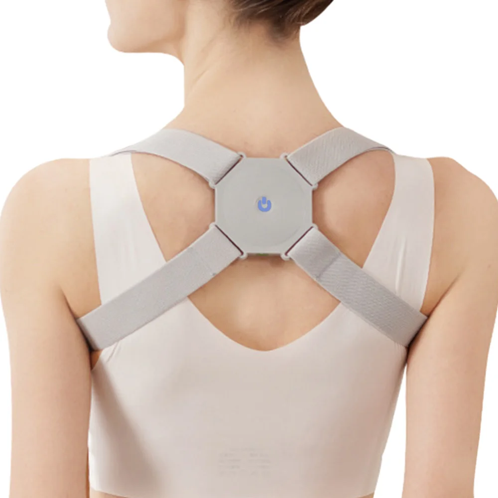 Smart Back Posture Corrector Spine Clavicle Brace Support Belt Vibration Shoulder Training Adjustable Adult Child Strap Health