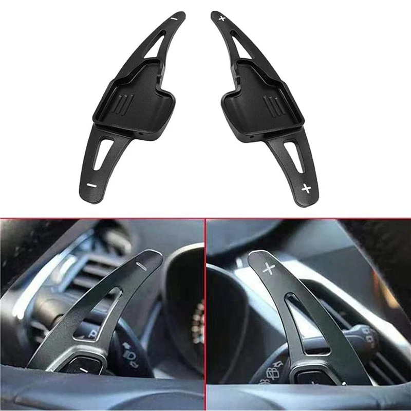 Aluminum Steering Wheel Shift Gear Lever Gearshift Paddle For Ford Focus Escape Kuga 2015-2019