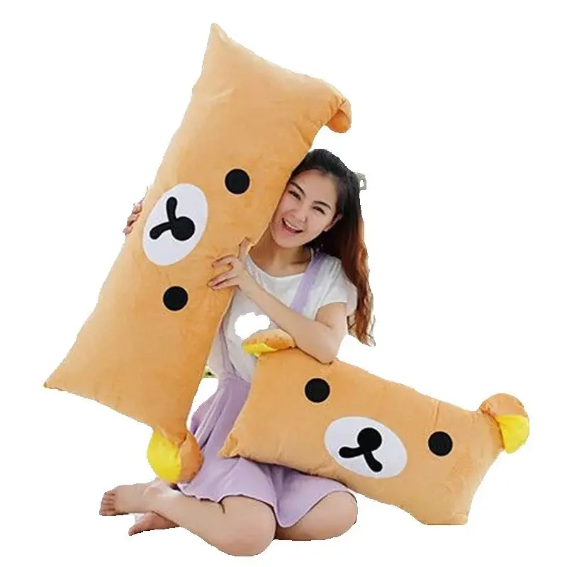 

30*60cm 30*90cm Rilakkumas Relax Bear San-x Plush Brown Pillow Case Plush Soft Doll Toys