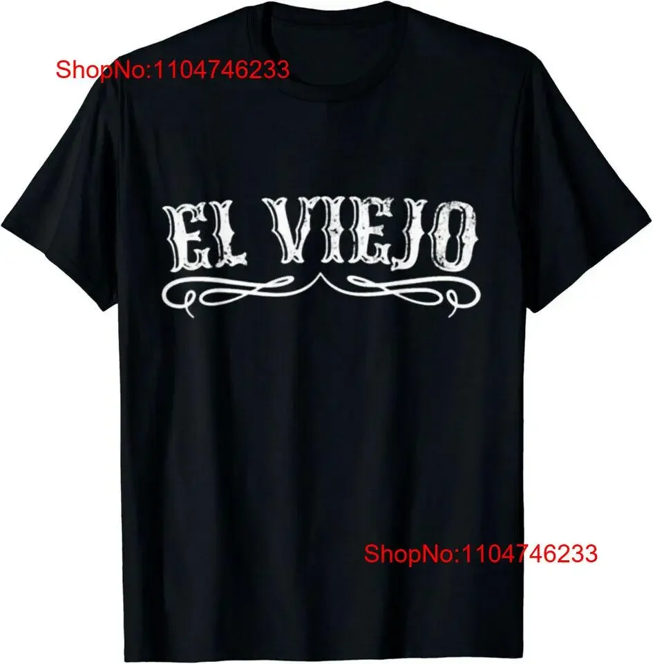

NEW El Viejo Spanish The Old Man Grandfather Grandparents T Shirt MADE IN USA vintage Washed Top For Everyday Wear Versatile