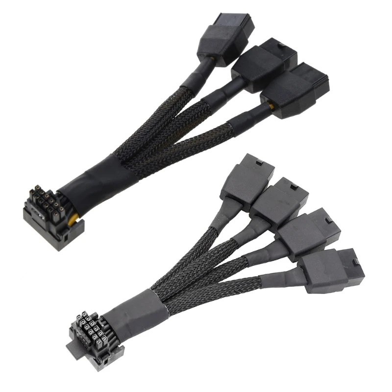 3x8pin ถึง 16pin (12 + 4P) กราฟิกการ์ดแหล่งจ่ายไฟ 3x8pin 4x8Pin สาย PCIe 5.0 Dropship