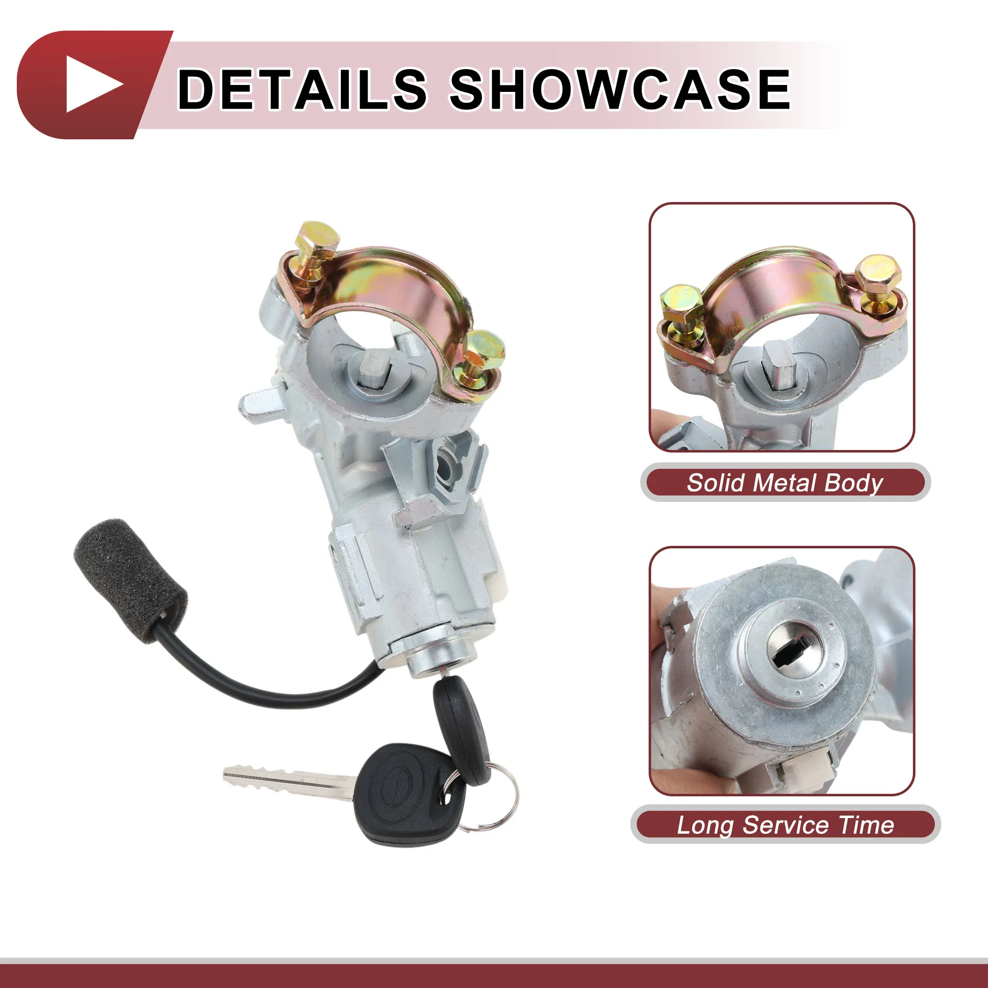 

UXCELL No 45020521 Цилиндр замка зажигания для Toyota Echo Цилиндровый замок зажигания 1 комплект