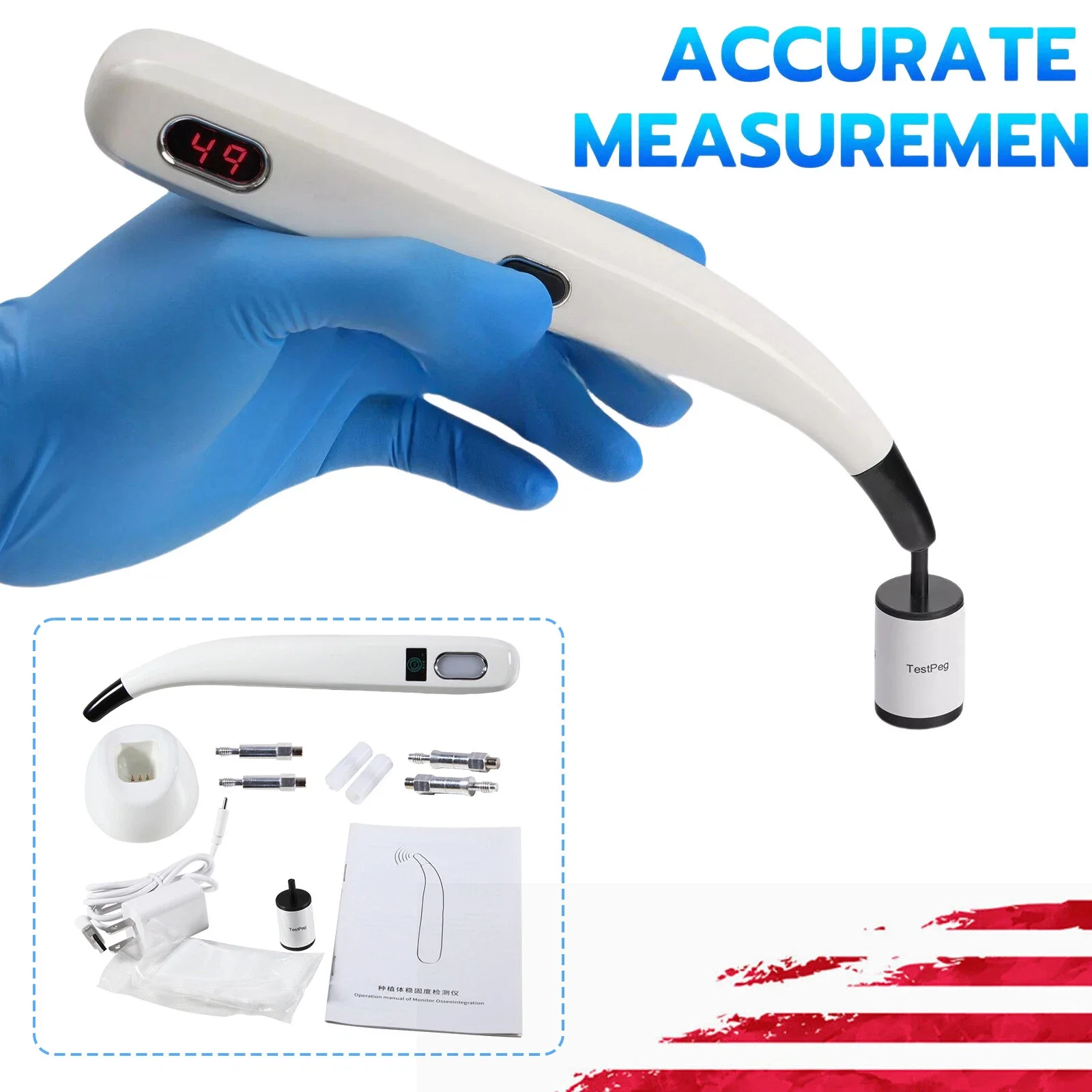 Dental Implant Osseointegration Monitor Stability Measurement Tester Devices ISQ