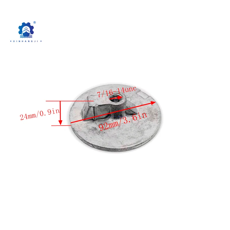 

76214A5 76214Q5 762145 Anode Flat Trim Tab Plate Durable for Mercury Outboard Motor Marine 762145 Manufacturer Wholesale
