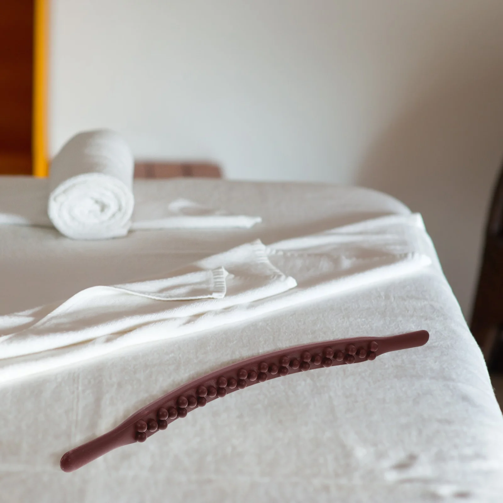 

Plastic Massage Stick 35 Beads Gua Sha Back Muscle Massage Tool Handheld Body Massager for Relaxation and Wellness