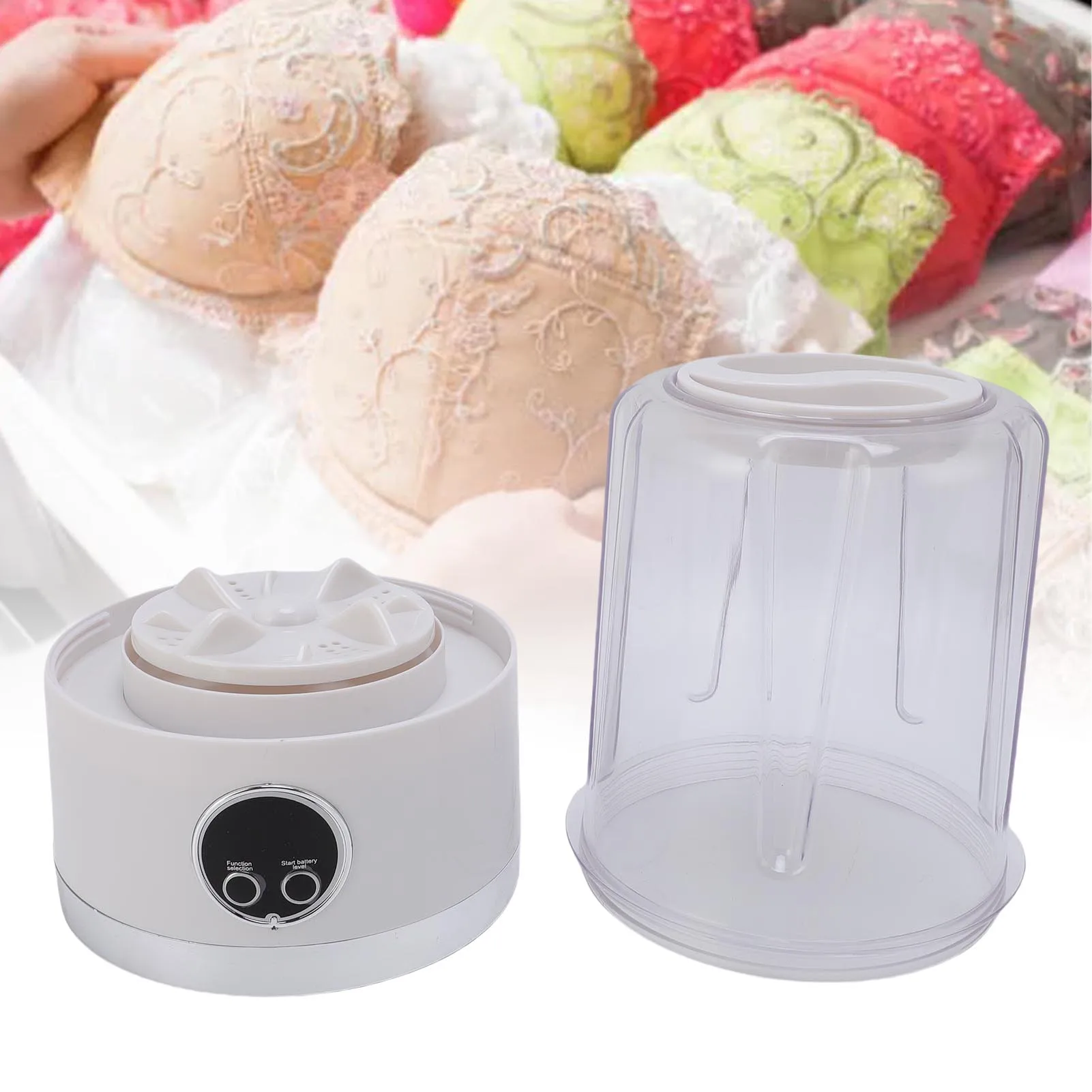 

1л портативная стиральная машина для нижнего белья беспроводная перезаряжаемая автоматическая стиральная машина для нижнего белья для носков