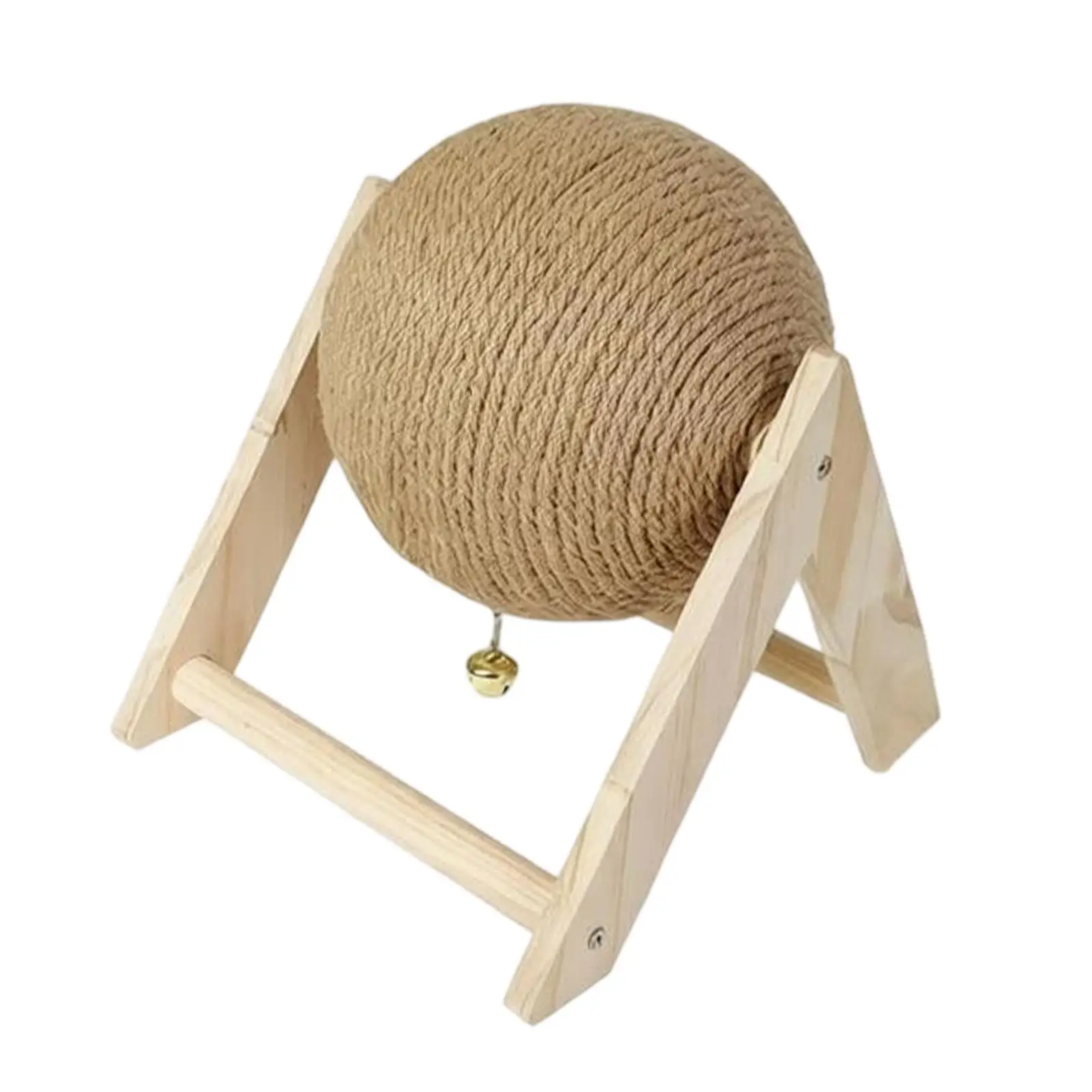 Rascador con bola de sisal para gatos y mascotas pequeñas - imagen 5