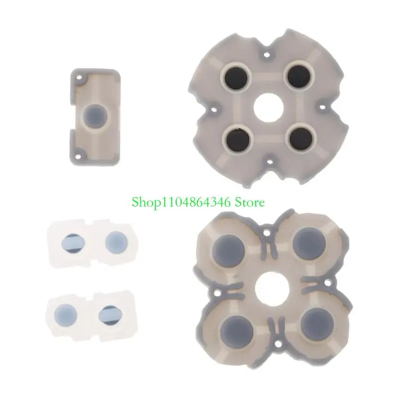 Rubber Game Handle Button for Game Controller Conductive Adhesive D-pad for Cross for Key L1R1 for Key