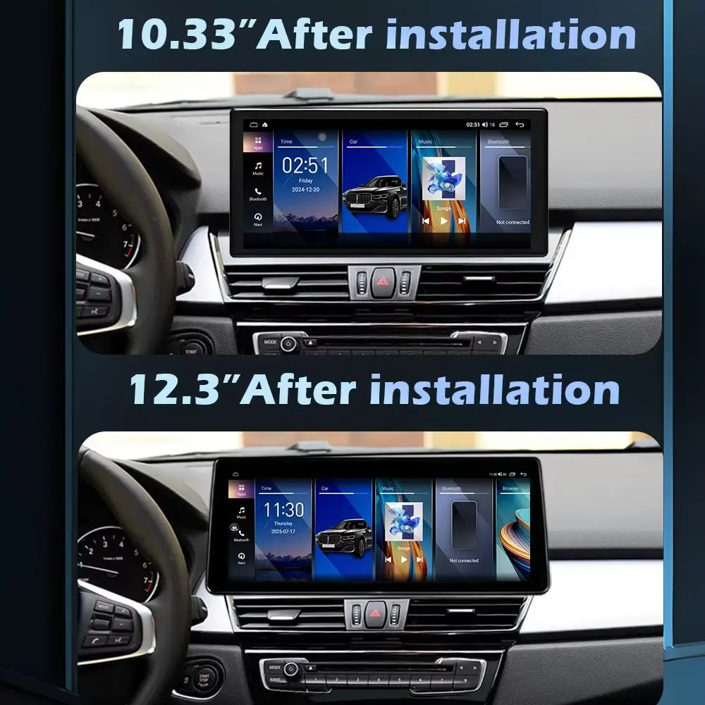 Android Auto For BMW 2 Series F45 F46 2014 - 2018 NBT EVO System Carplay Multimedia Display Touch Screen 4G WIFI Navigation GPS
