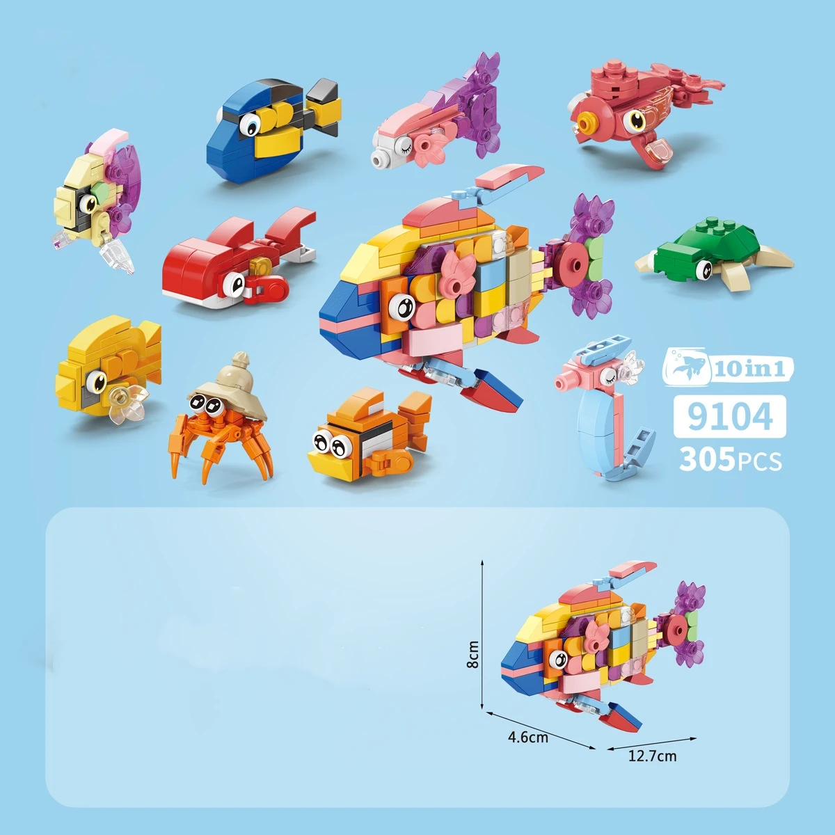 Dinozaur owad park zwierząt motyl kreskówkowy Mini Model MOC klocki żółw miasto klocki budowlane zabawki dla dzieci