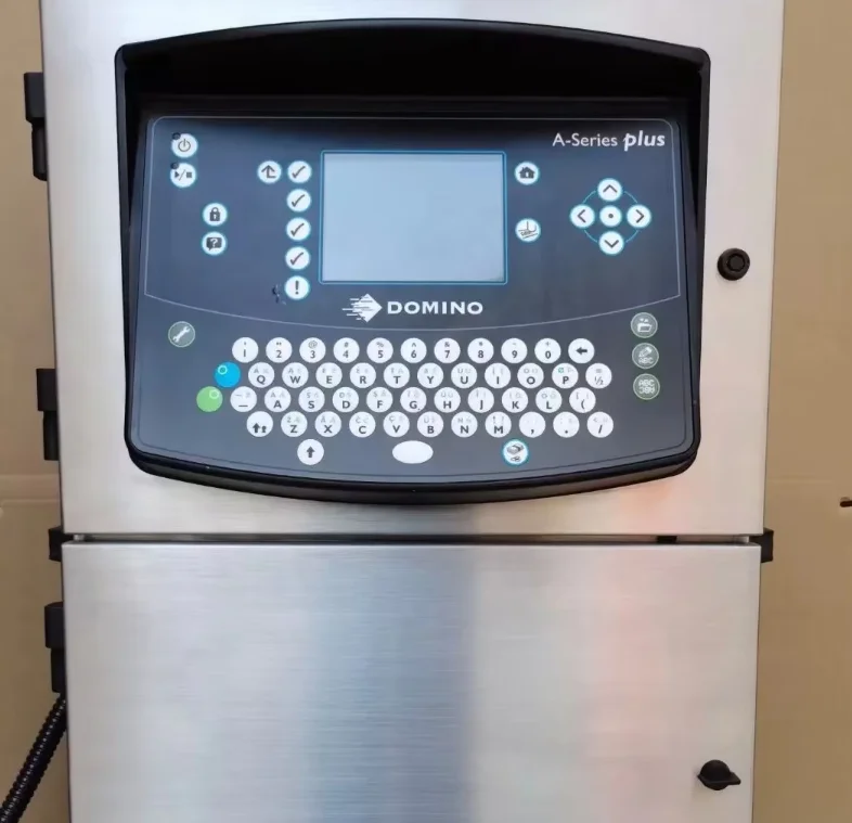 Domino A-Series Plus Refurbished Inkjet Printer Black Ink Expiry Date Printing Machine for Serial Number