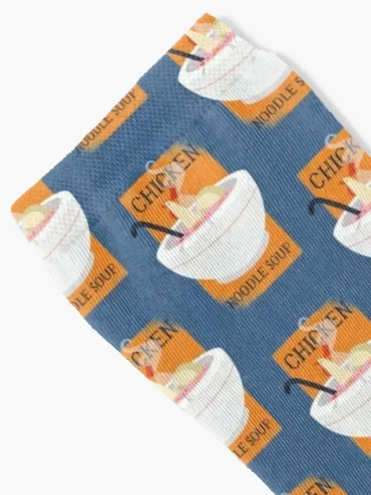 CHICKEN NOODLE SOUP Socks anti slip football gift Crossfit funny gift Girl'S Socks Men's