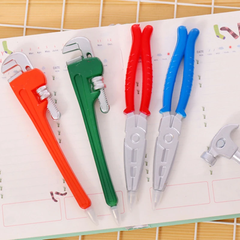 Cartoon Hardware Tools Hammers Wrenches Ball Pen 0.5mm Ink Ballpoint Pen School Office Student Writing Supplies Stationery Gifts image 4