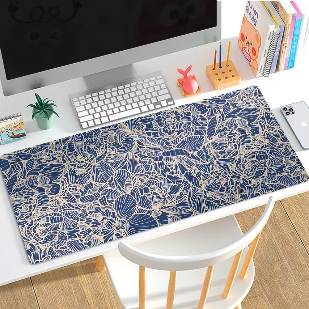 Pattern  Large Mouse Pad, Office Pad, Rubber Anti-Slip Retro Style Mouse Pad Desk Pad, Pc Accessories ，Desk Accessories.