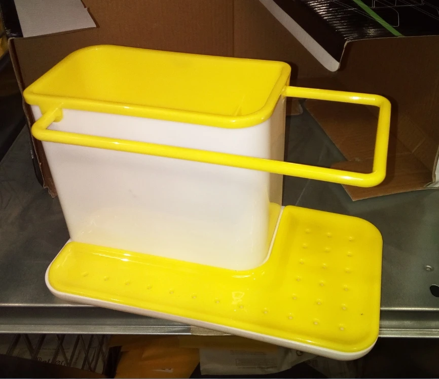 Küche Racks Sink Spül Organizer Lagerung Waschbecken Utensilien Schwamm Halter