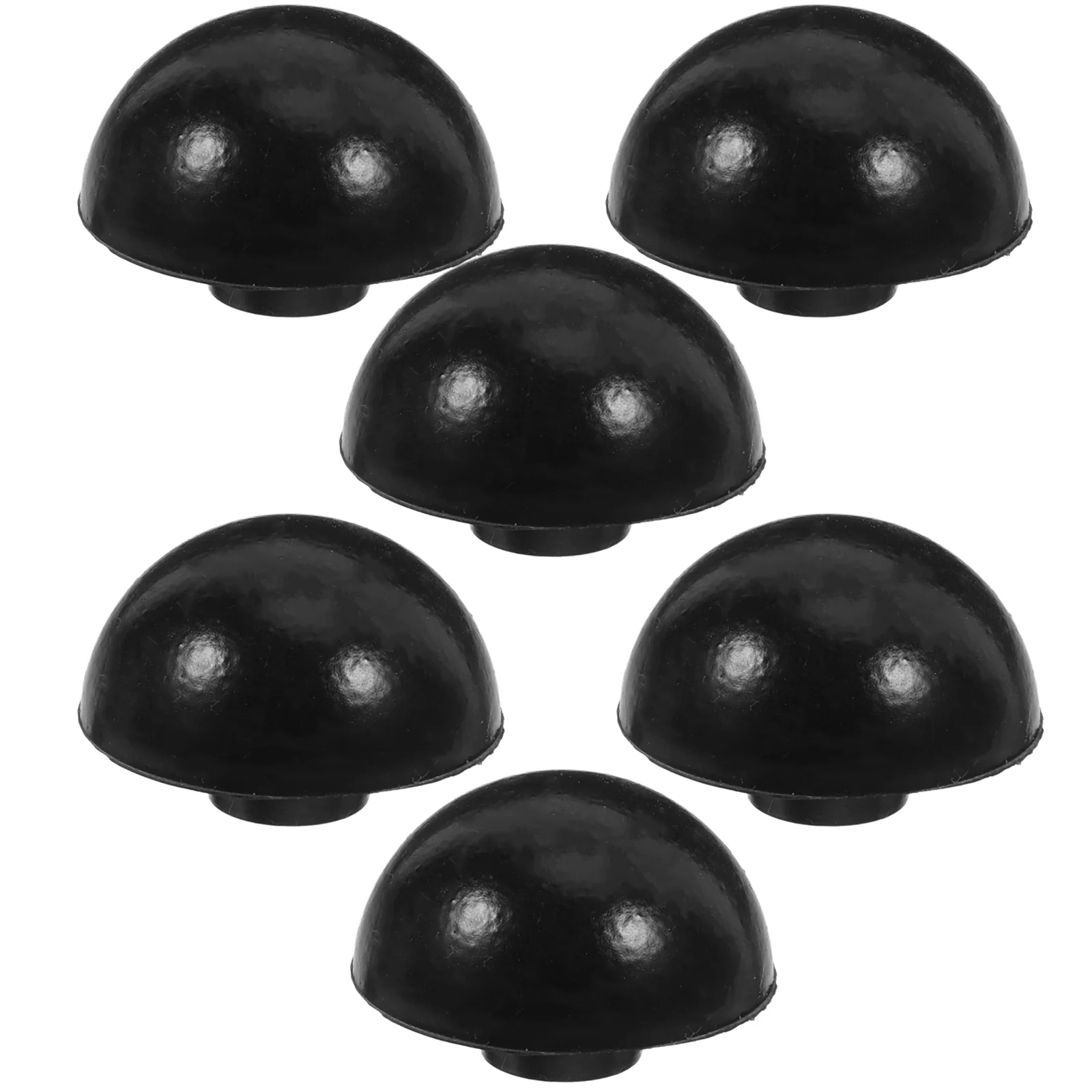 6 Pcs Hollowing Drum Rubber Stopper Dampeners Hand Ethereal Foot Pads Support Simple Tongue Steel