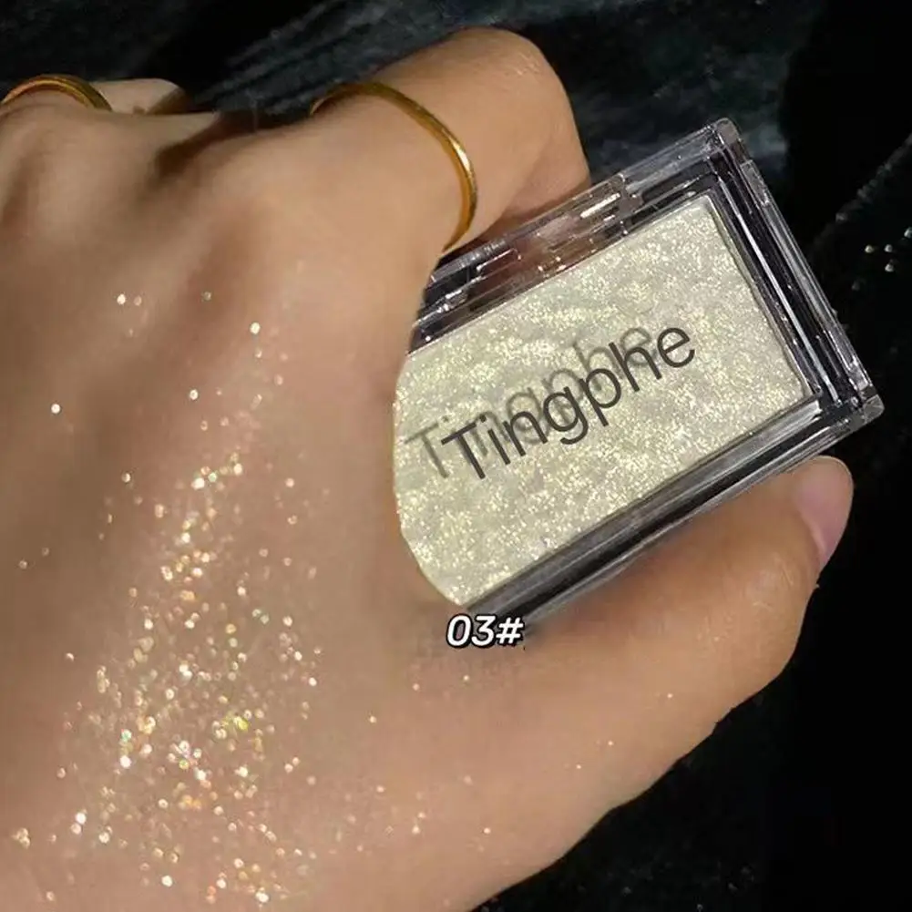 ไฮไลท์เตอร์เนื้อเจลประกายเพชร ไฮไลท์เตอร์เพชรสำหรับแต่งหน้า ใช้ได้ทั้งใบหน้าและร่างกาย ช่วยให้ผิวกระจ่างใส แต่งหน้าแบบธรรมชาติ