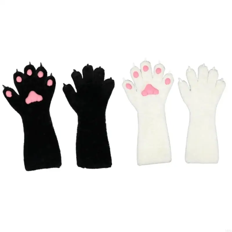 N0PE Role Play Games Animal Paws Hand Gloves Halloween Party Props Cats Claw Gloves