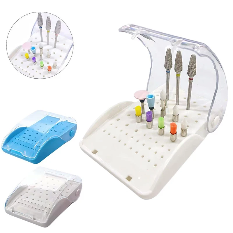 Dental Bur Holder Autoclave Plastic Sterilizer Placement Case Disinfection Box Drill Diamond Stand Dentist Lab Instrument Tools