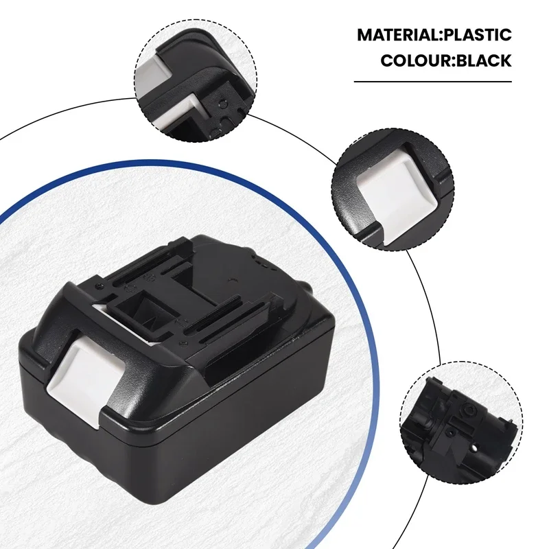 BL1830 with Li-Ion Power Tools Battery Case Replacement for Makita 18V BL1840 BL1850 Plastic Shell