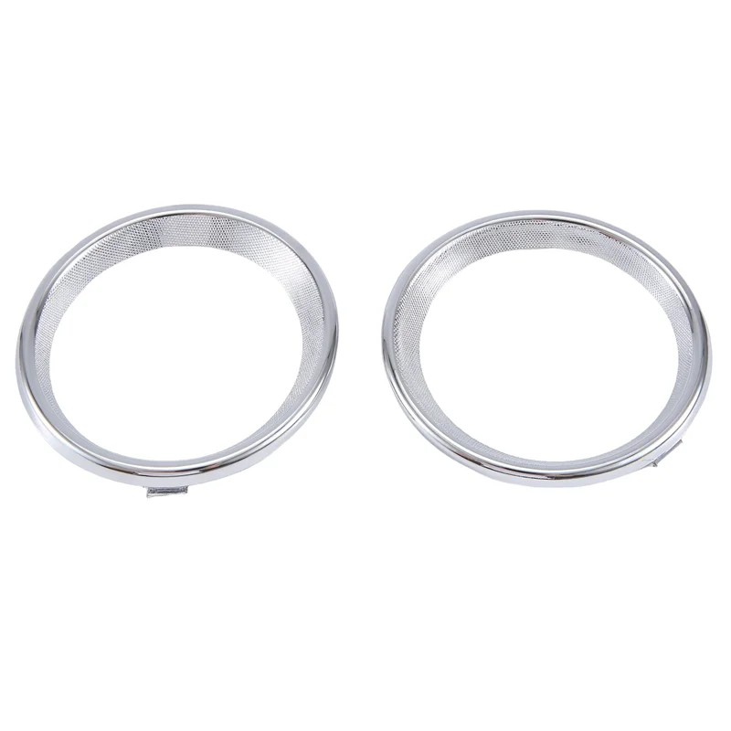 

Classy-2 PCS Car Fog Light Frame Fog Lamp Cover (LH+RH) 81482-48170 81481-48170 Fog Lamp Bezel Silver ABS For Lexus RX 2009-2015