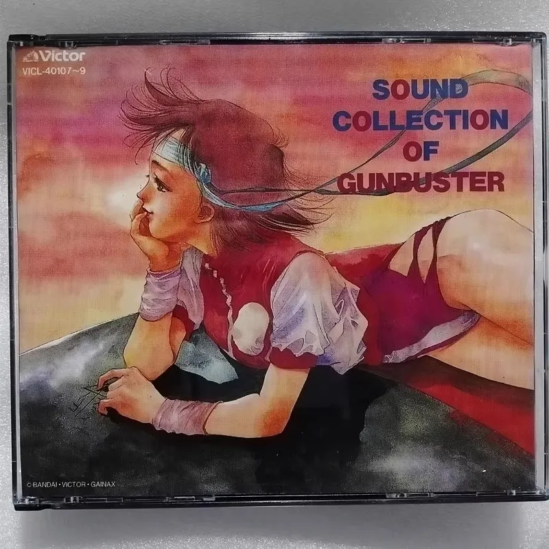 

Anime Gunbuster Kohei Tanaka Music CD Top wo Nerae! Kyousouran Album 3pcs Music Record Cosplay Walkman Soundtrack Box Collection