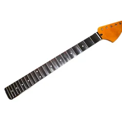 22 Frets Big Headstock Maple Electric Guitar Neck Rosewood Scallop Fretboard Inlay Dots Guitar Accessories Parts