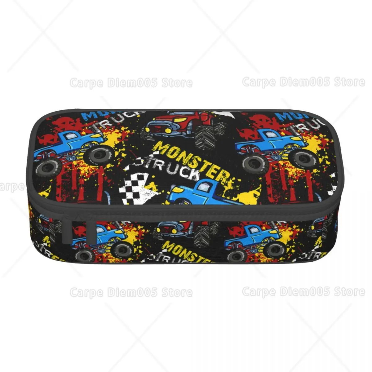 

Крутой пенал с принтом игрушек для грузовиков для мальчиков, детей, мужчин, сумка для спины в школу, большой органайзер с принтом, один размер, роскошная сумка