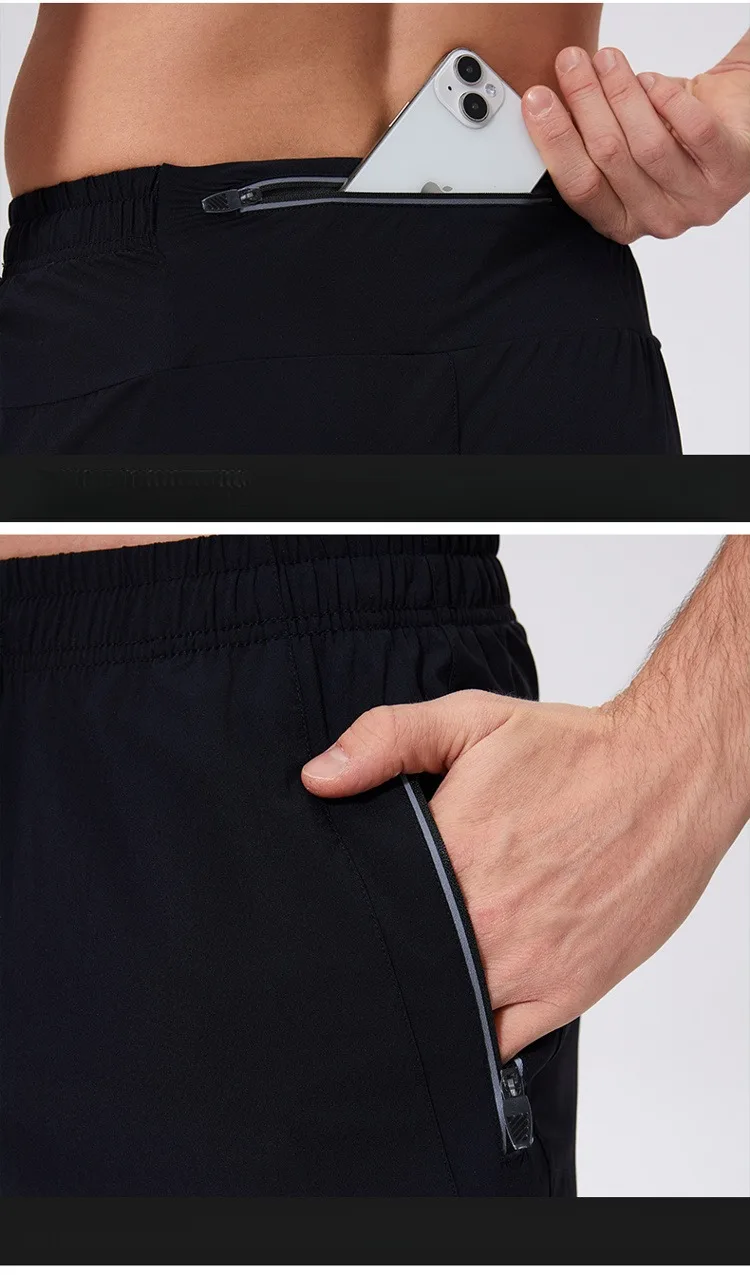 Herren-Sportbekleidungsset mit Kapuze, Trainingsausrüstung, atmungsaktive Jacke und Hose, Fitness-Outfit für bequeme Trainingskleidung – Detail 5