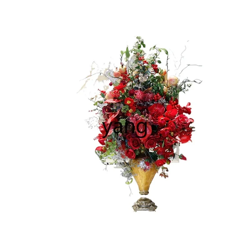 

LTT high-end simulated flower fake flower European American decoration living room dining table ornament