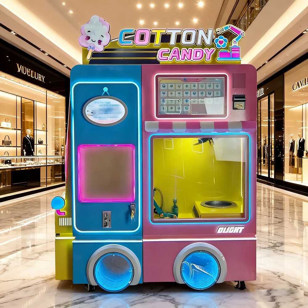 자동 상업용 마시멜로 로봇 솜사탕 기계 (솜사탕 만드는 - Commercial Cotton Candy Machine Cart 리뷰 및 가격