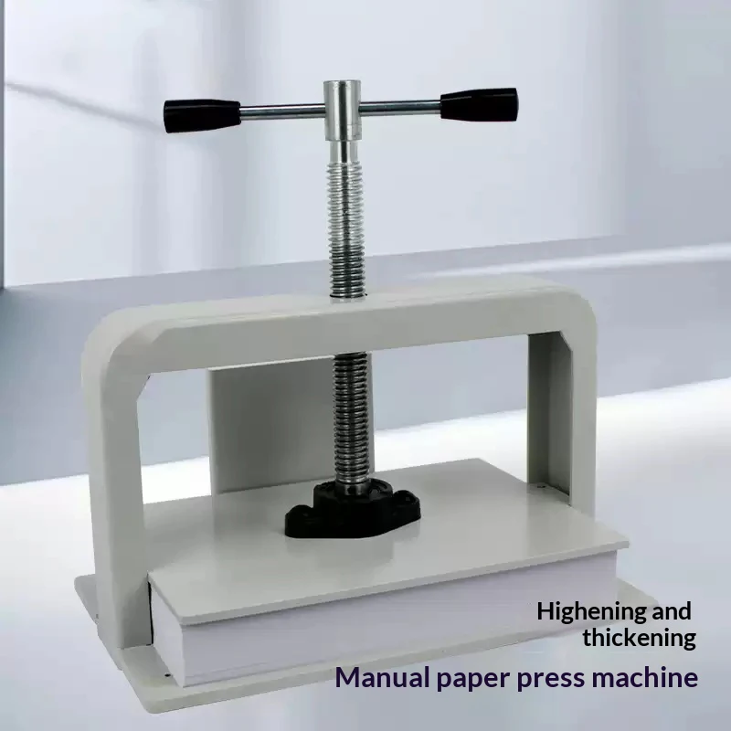 A3/A4/A5 Manual Paper Press Flattening Machine Compact Desktop Design Adjustable Screw Mechanism For Office Document Pressing