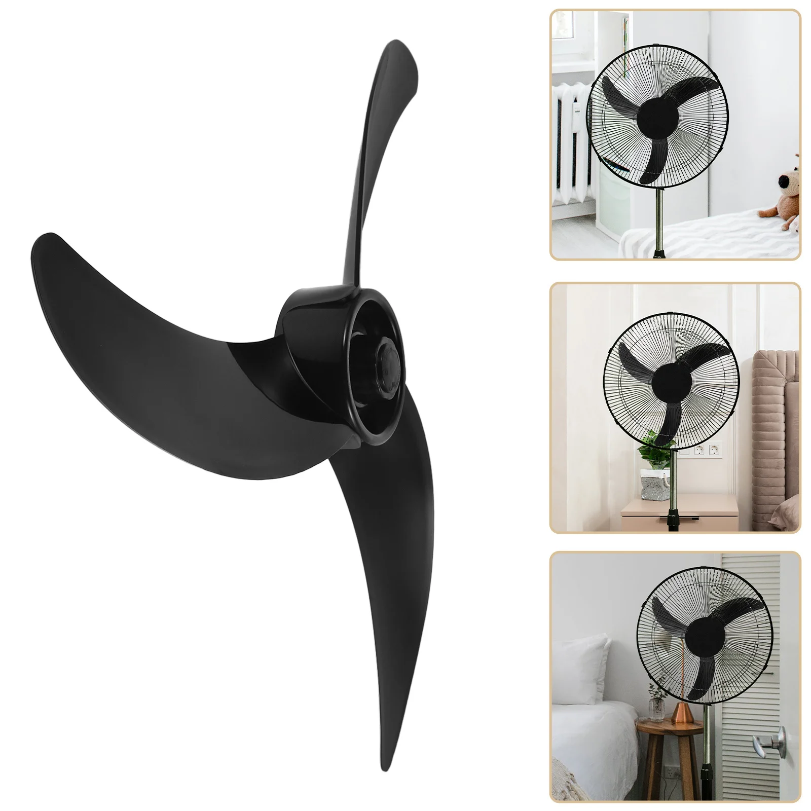 

Replacement Fan Leaves 18Inch Plastic Floor Electric Fan Blades for Ceiling Table Pedestal Fans Easy Install Cooling Wind
