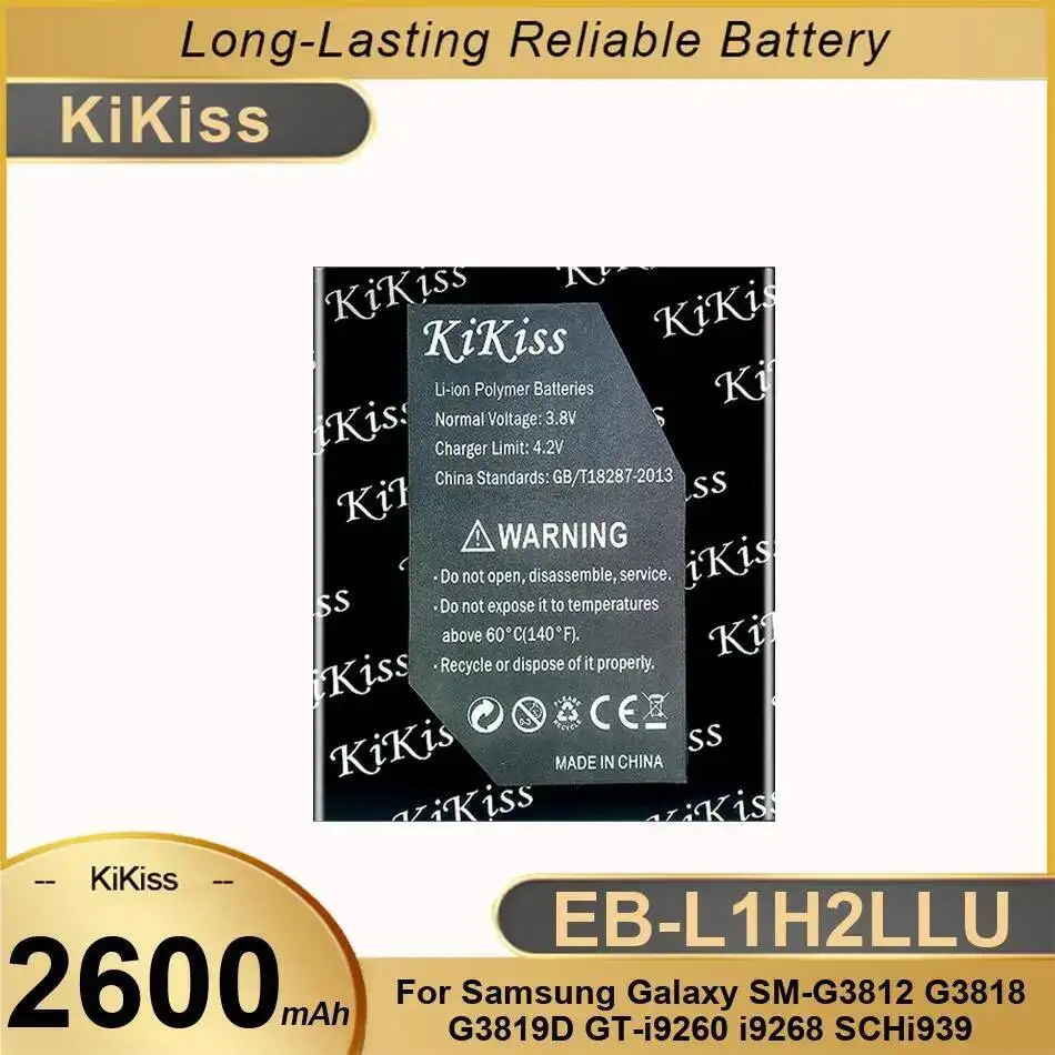 

Аккумулятор мобильного телефона EB-L1H2LLU 2600 мАч для Samsung Galaxy SM-G3812 G3818 G3819D GT-I9260 I9268 Schi939