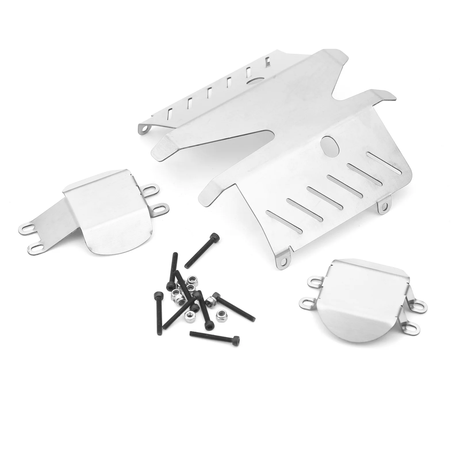 Metal Stainless Steel Chassis Armor Guard Protection Protector Skid Plate for Tamiya CC-02 CC02 1/10 RC Car Upgrade Parts