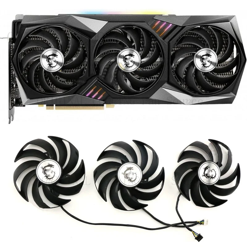 H  Graphics Card Cooling Fan for MSI RX6900XT 6800XT 6800 GAMING Z X Magic Dragon