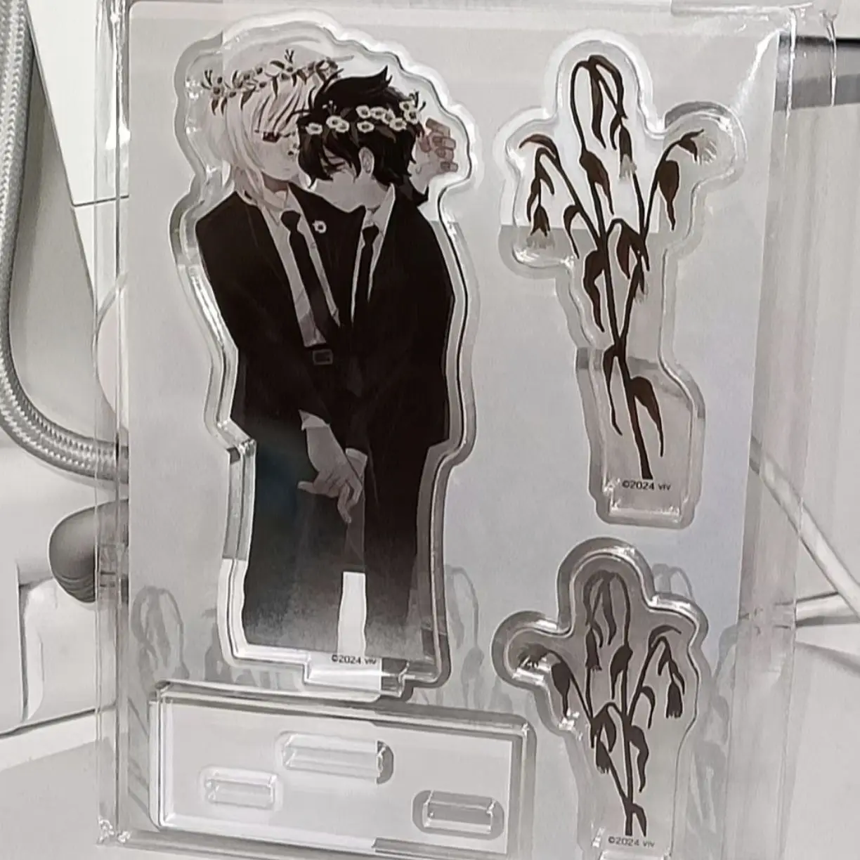 Soporte Acrílico para Guirnalda Saihate Station Haru Akinashi ‌   Figura de Shion Tatsumi, Soporte de Exhibición, Colección de Artículos de Anime, Decoración, Adorno
