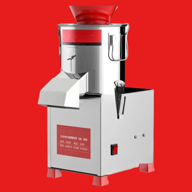 

Commercial Electric Vegetable Shredder Chopping Vegetables Cutting Puree Stainless Steel Electric Pepper Chopping Machine