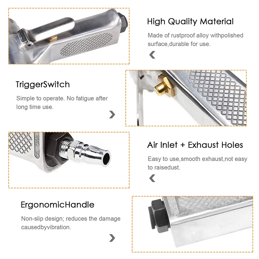 

3/8 Inch Pneumatic Sanding Buffing Tools Heavy Duty Sanding Pneumatic Tool 16000RPM Sanding Machine with Sanding Belts