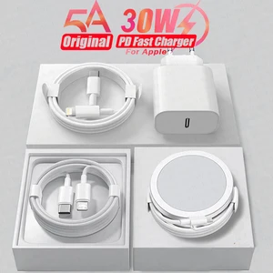 Para Apple Magsafes Cargador inalámbrico para iPhone 14 13 12 11 15 16 Pro Max Mini X XS XR Plus Cable de luz de carga rápida C Cable 8 mejores ventas MT12 - №6