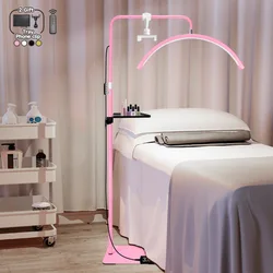 Professional Beauty Floor lamps Moon Light Half Moon Lamp For Eyelash Extension LED Ring Light Moon Light Lamp for Lashes Tattoo