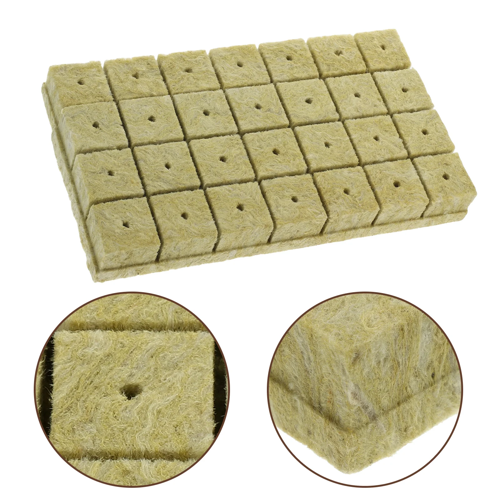

28 pcs Hydroponic Growing Cubes Water Cultivation Starter Blocks For Soilless Vegetables Plant Propagation Supplies Indoor