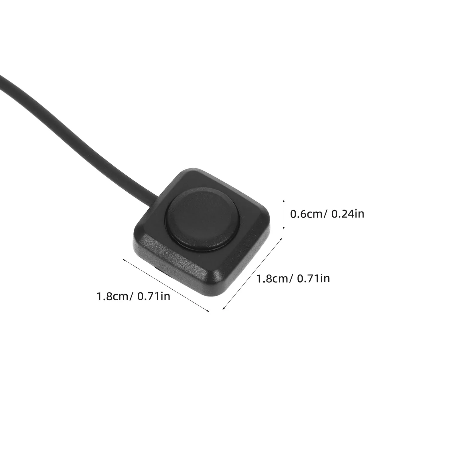 6Pcs Single Key Switch Self-Reset Push Button Prewired Cable Adhesive Surface Mount for DIY Electronics Car Horn Industrial view 6