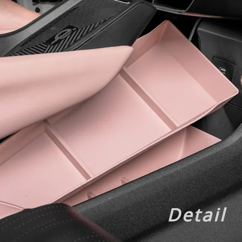 Car Pink Interior Set For BYD Seagull Steering Wheel Cover Storage Box Center Controls Modified Interior Refit Parts Accessories