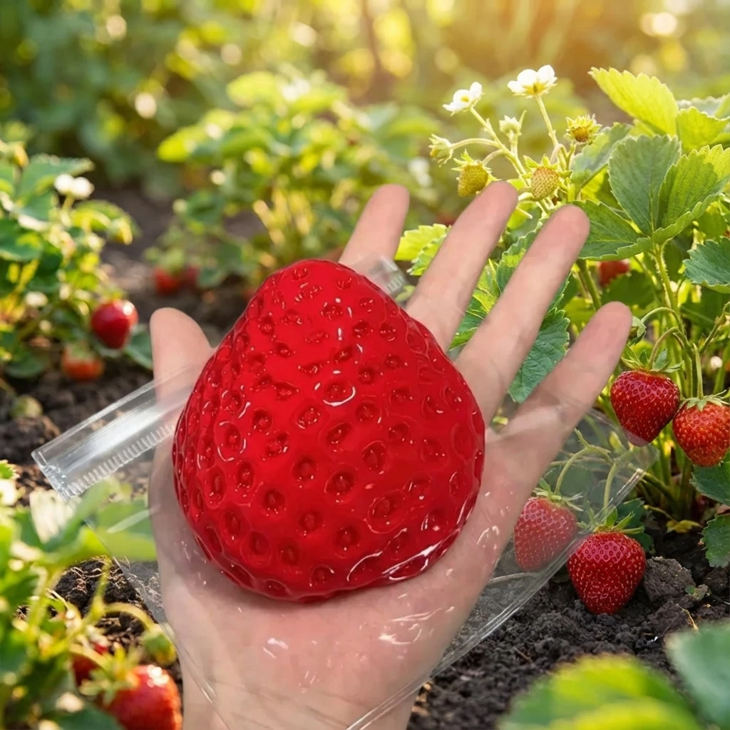 Strawberry Taba Squishy Fidget Toy Slow Rebound Stress Relief Squeeze Beauty Gift for People Office Party Favors Anxiety Relief