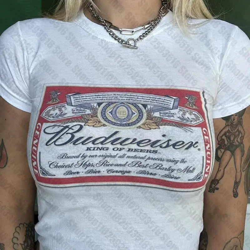 Camiseta Grunge para mujer, ropa gótica Y2k, Top corto de chica Emo, camiseta estética bonita para bebé, camiseta Vintage con estampado de letras, informal Punk