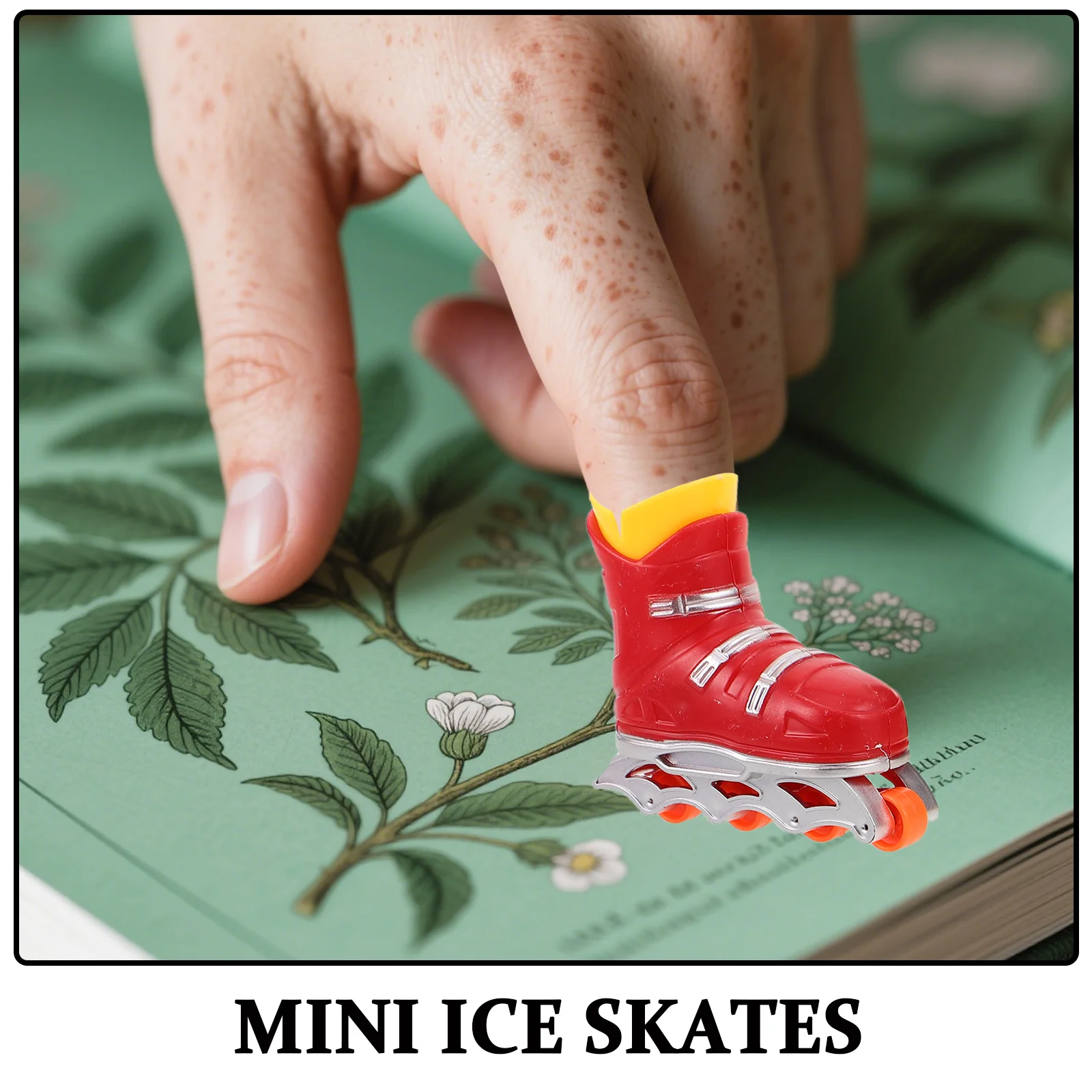 6 pares de Mini monopatín de dedo, Mini patines de ruedas, juego de escritorio portátil compacto, juego educativo de patín de dedo para niños y adultos