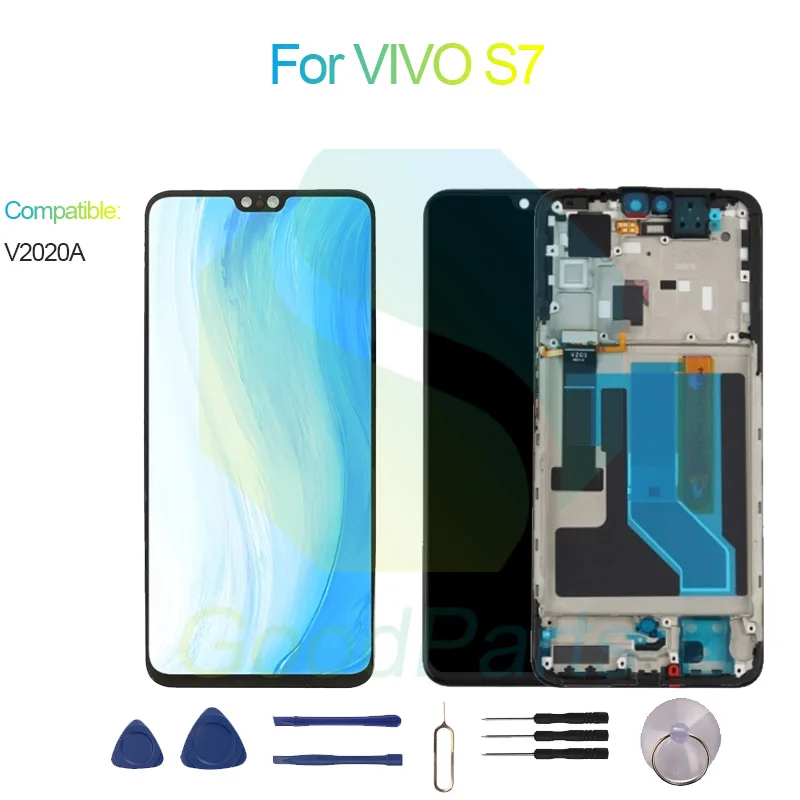 

For VIVO S7 Screen Display Replacement 2400*1080 V2020A For VIVO S7 LCD Touch Digitizer